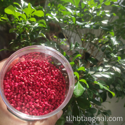 Mataas na grade pink masterbatch color granules para sa plastik